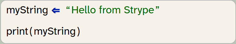 Strype code